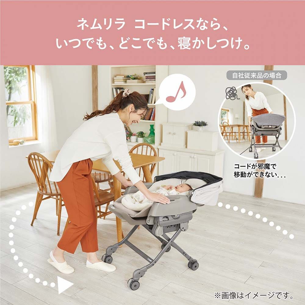 Combi コンビ ホワイトレーベル ネムリラ コードレス AUTO SWING SS ＋