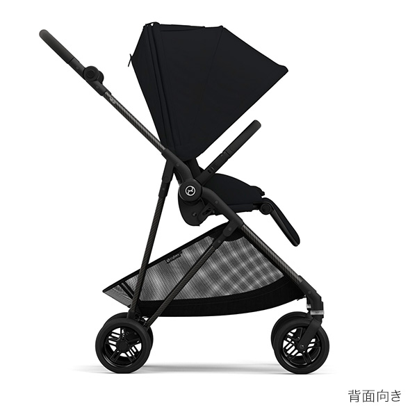 みーちゃん☆専用Cybex Melio Carbonブラック ベビーカー2022 みー