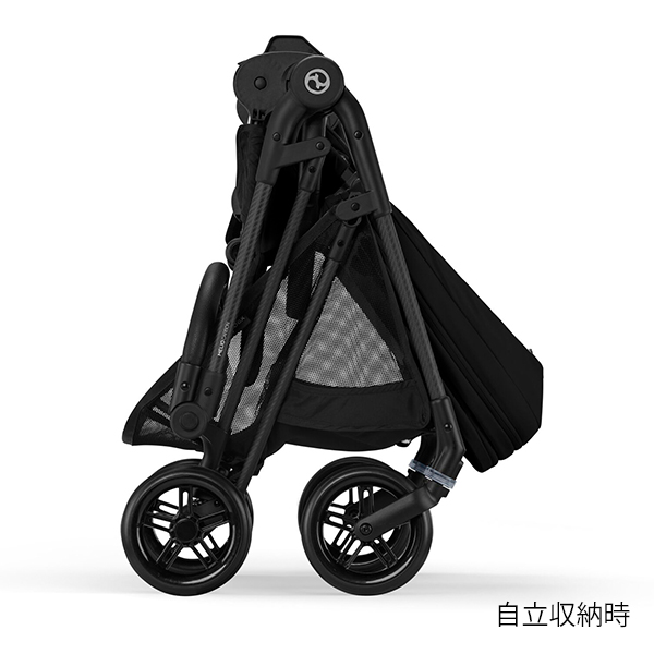 みーちゃん☆専用Cybex Melio Carbonブラック ベビーカー2022 みー