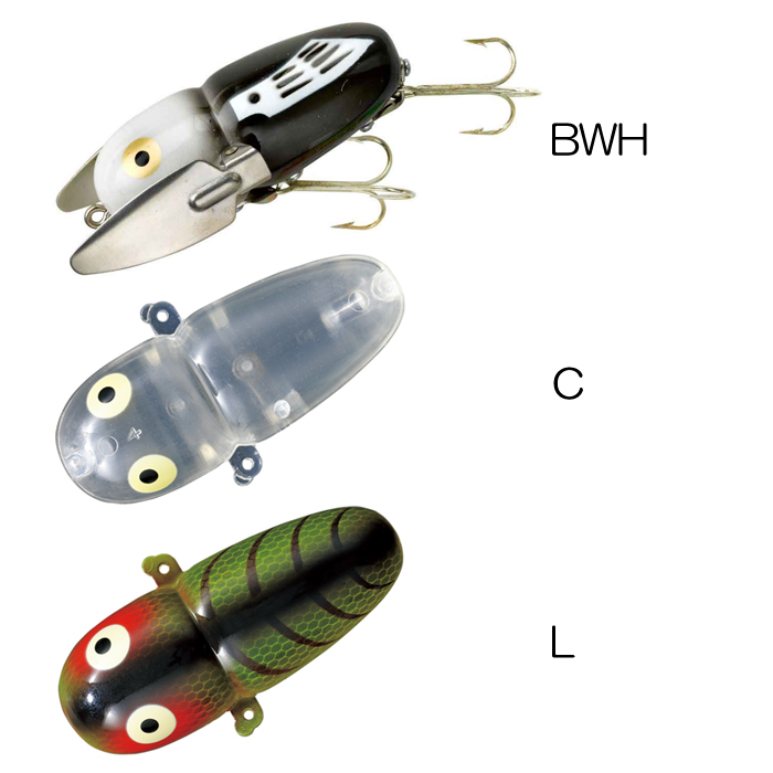 ヘドン クレイジークローラー X9120 スミス特注復刻カラー - 【バス