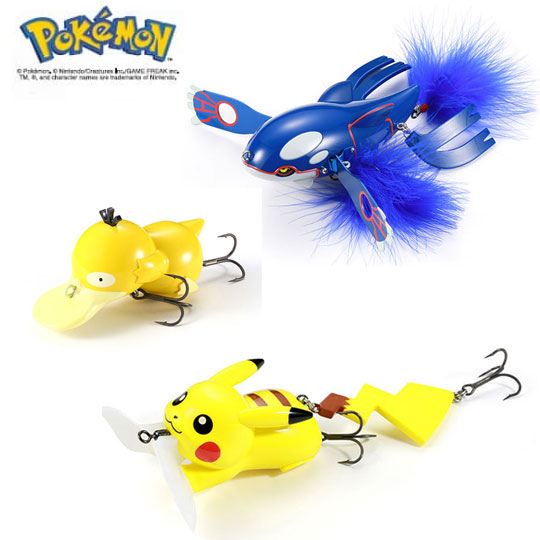 6個セット】デュオ ポケモンフィッシング ピカチュウ×4個 コダック×1個