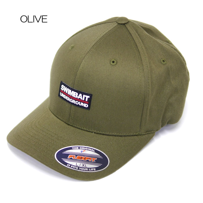 Swimbait Underground SU Logo Lockup Flex Fit Hat - 【Bass Trout