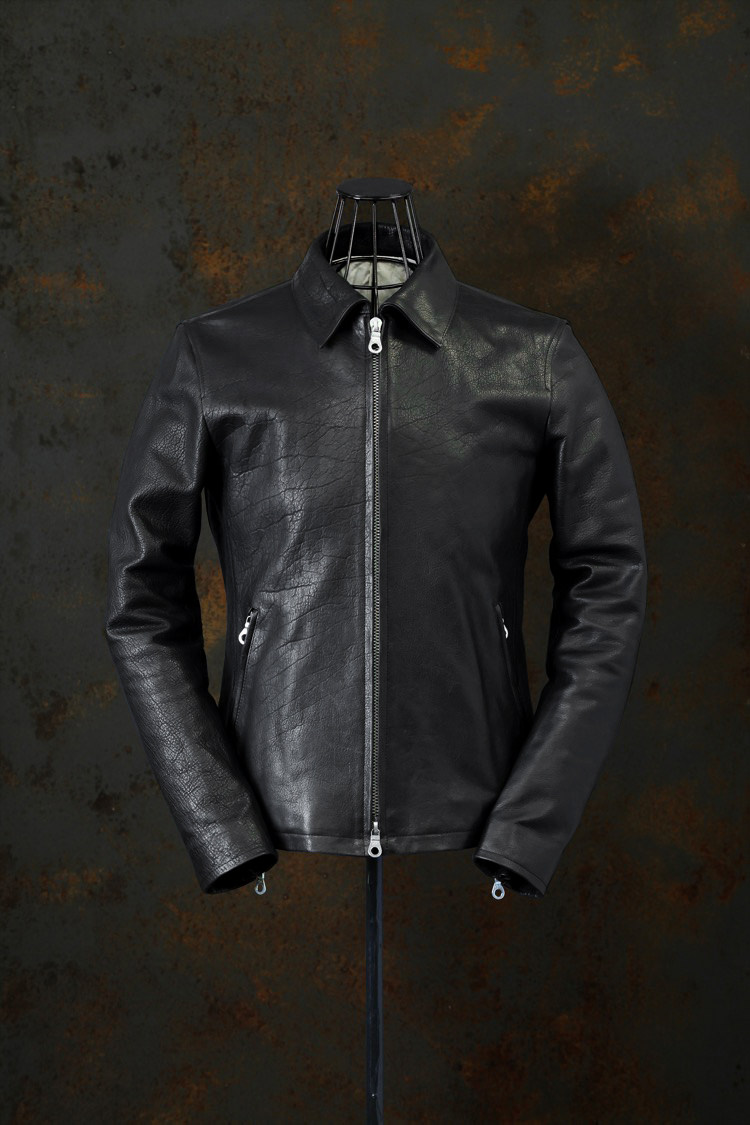 GUIDI BISON ZIP JACKET No : 2033_02_BLK