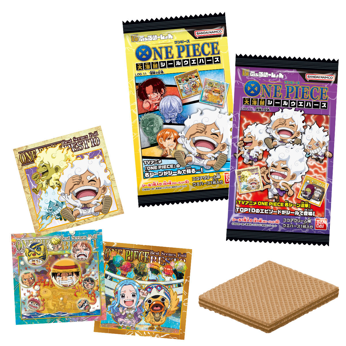 にふぉるめーしょん ワンピース大海賊シールウエハースLOG.11｜発売日