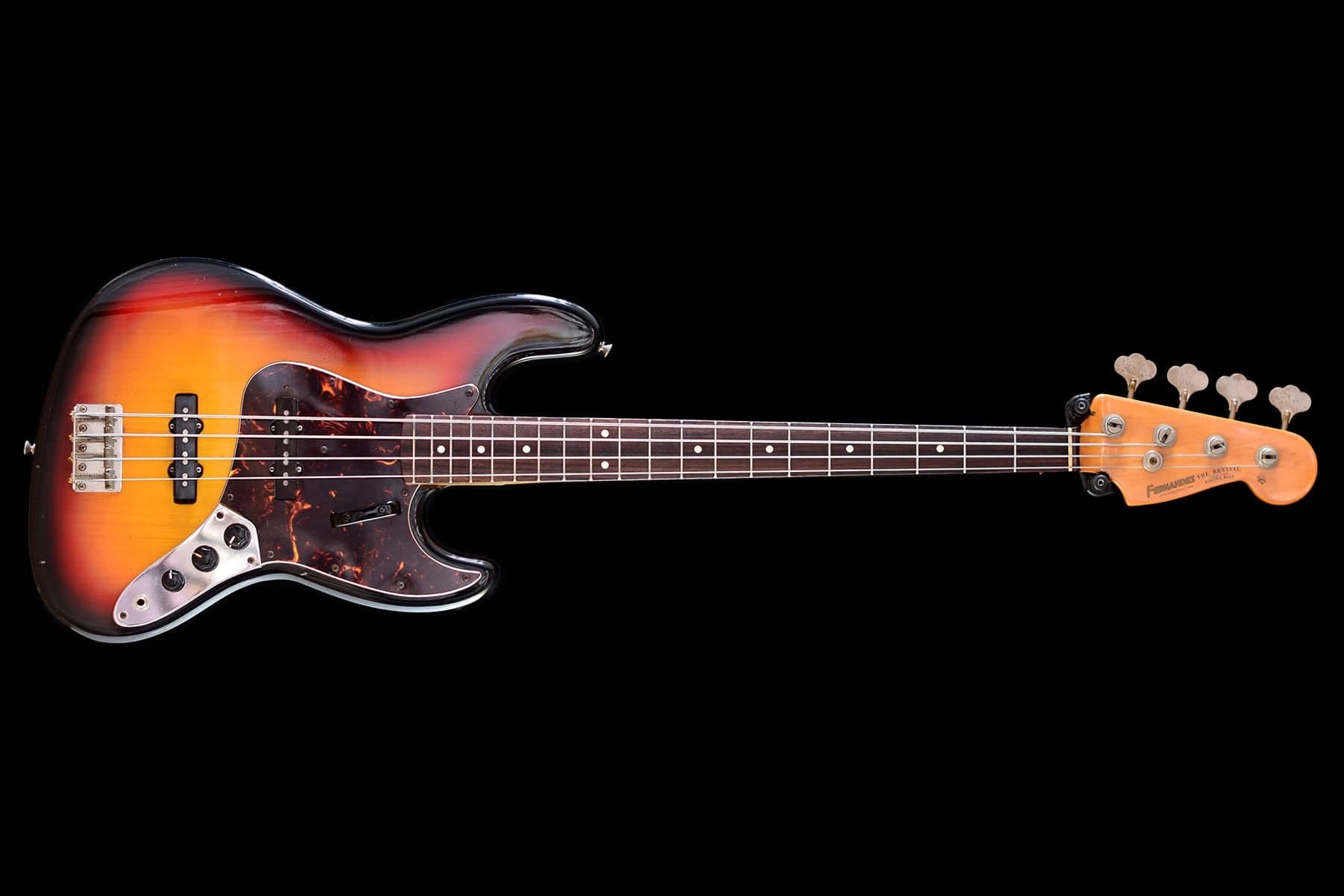 Fernandes The Revival RJB-55 Jazz Bass 3 Tone Sunburst 1984 - Pre