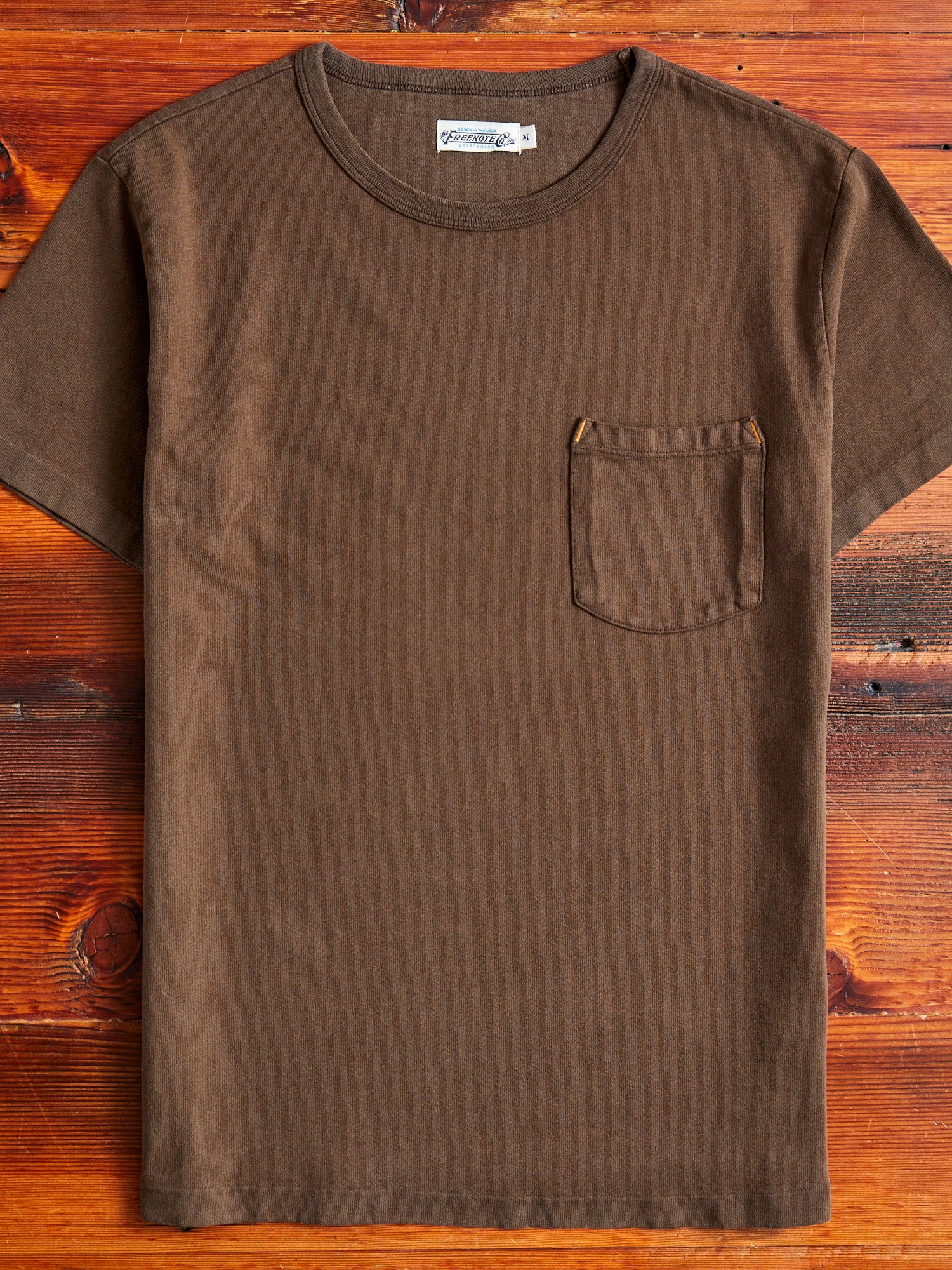 13oz Pocket T-Shirt in Cedar – Blue Owl Workshop