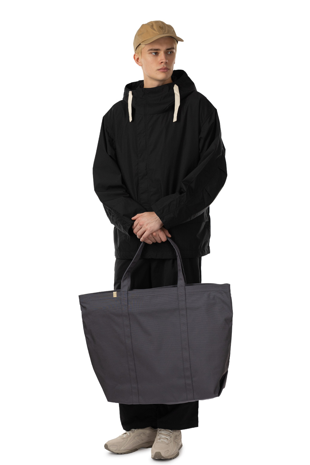 VISVIM | Cordura Tote L - Charcoal | Men | Blue Button Shop