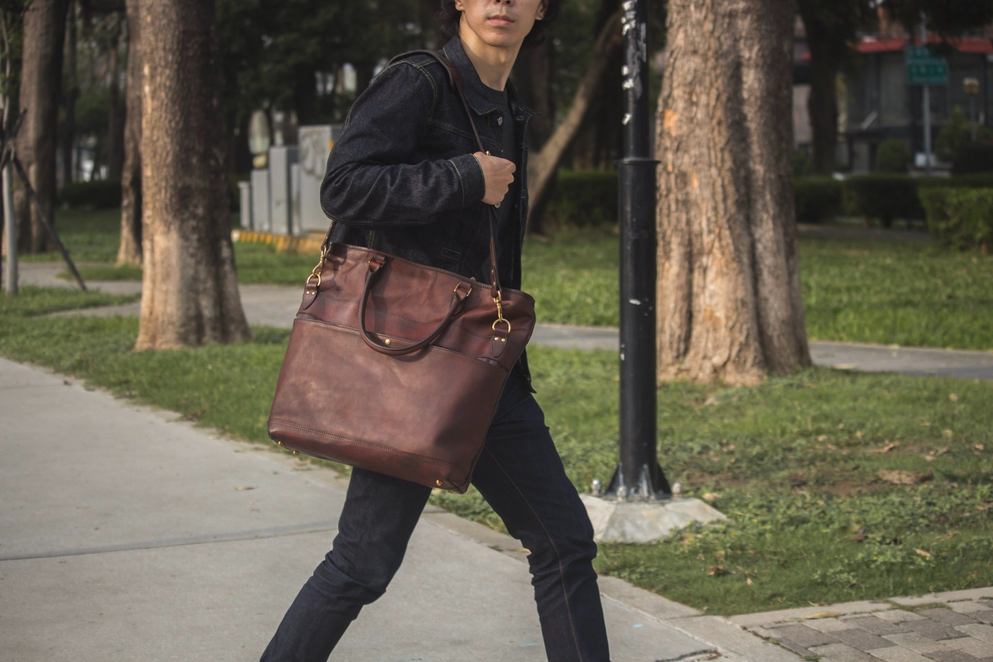VASCO】VS-244LS LEATHER NELSON 2WAY BAG / BROWN – Blue Beach Denim