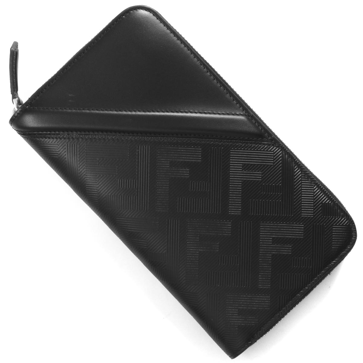 フェンディ 長財布 財布 メンズ シャドー ダイアゴナル ズッカ FF