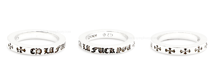 クロムハーツスペーサーリングFUCKYOU3mmロサンゼルス限定|クロム