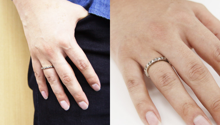 クロムハーツTFPプラスパンクリング|クロムハーツ通販専門店ブラック