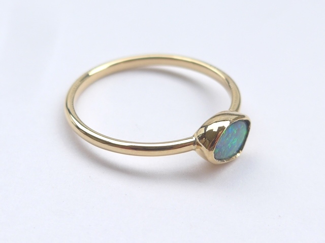 オパールリング｜ボルダーオパール｜オパール