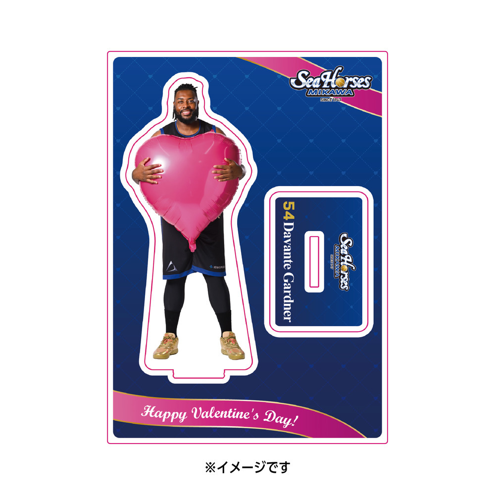 2025-26 アクリルスタンド バレンタインver.｜シーホース三河｜B