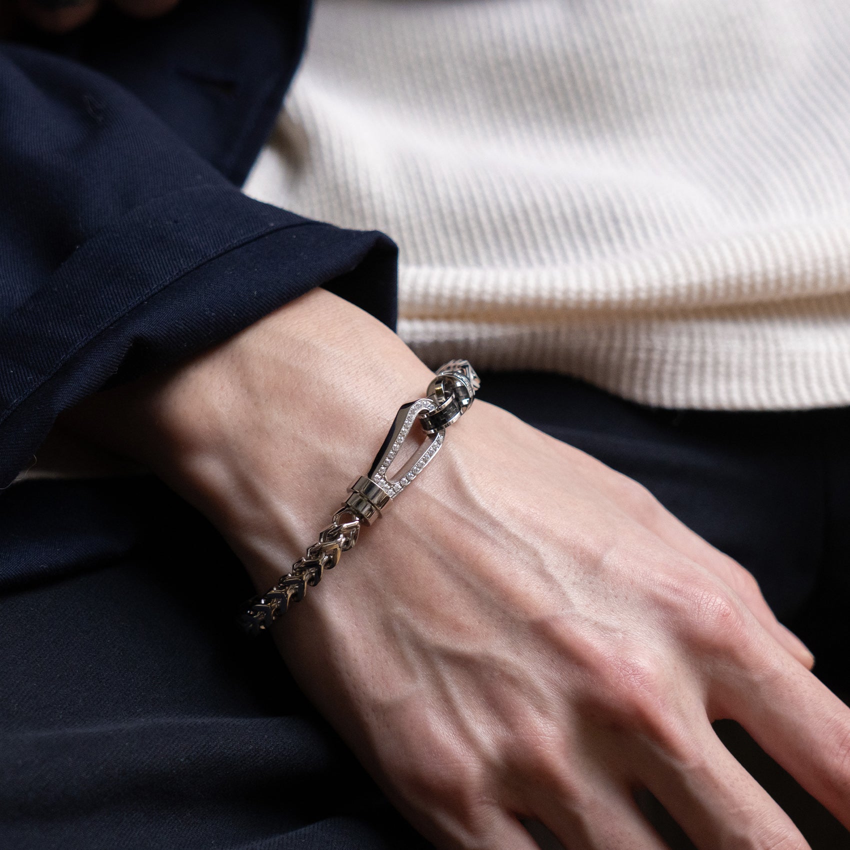 ホースシューチェーンブレスレット(L) / SGB-188 – BLESS