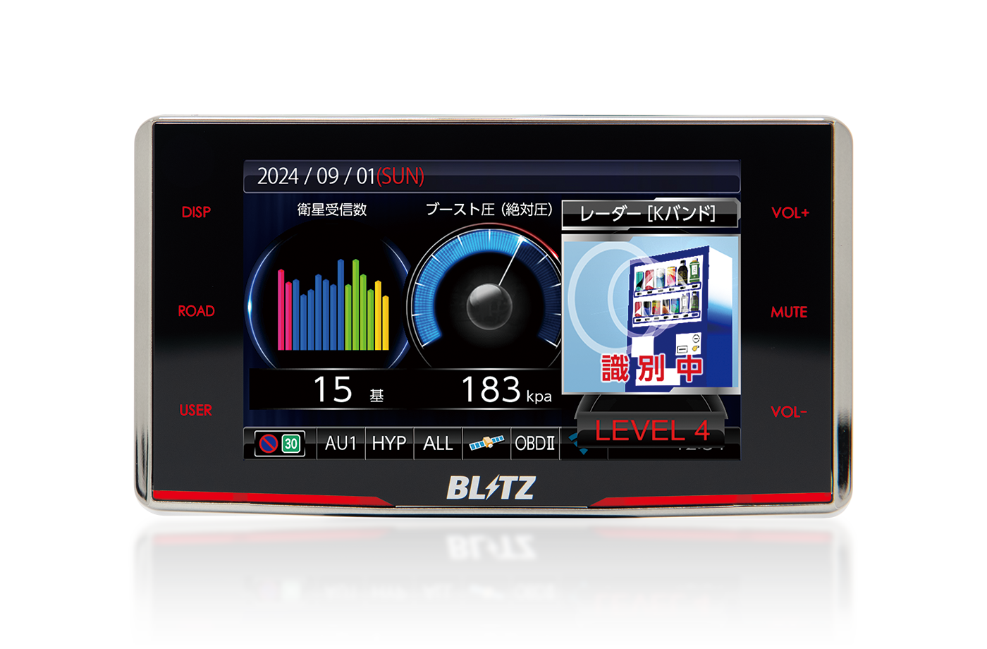 レーザー＆レーダー探知機 Touch-LASER | BLITZ