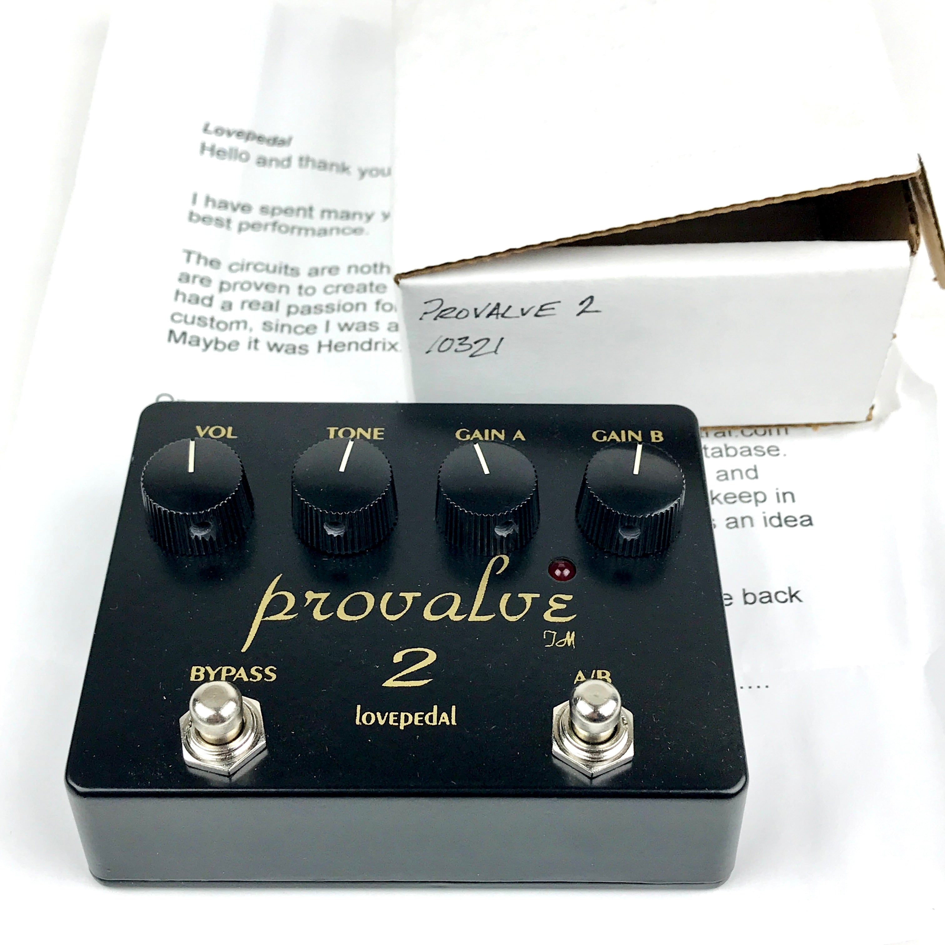 Lovepedal ProValve 2, brand new old stock (N.O.S.) – Big City Music