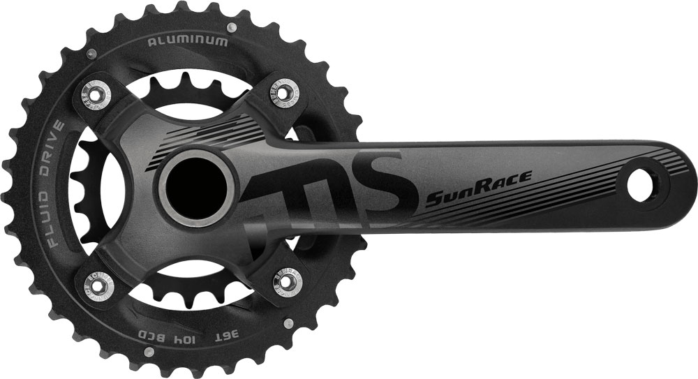 Shimano DEORE FC-M4100-2 10-speed crank 36/26 TOP-DEAL Crank 2 x
