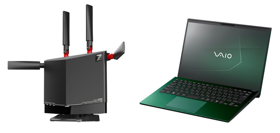 Wi-Fi 7 対応ルーター「WXR9300BE6P」とVAIO PC間で、6GHz帯通信の高速