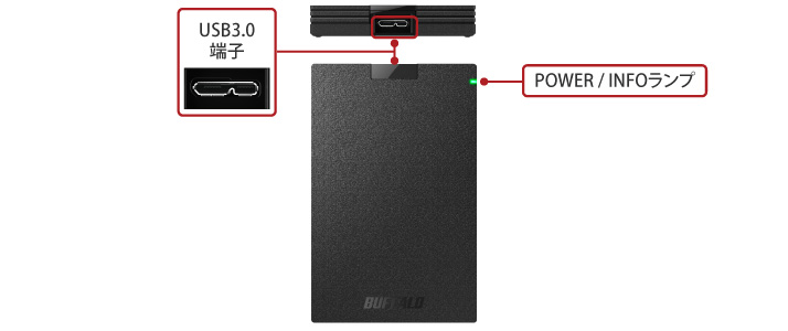 HD-PGAC2U3-BA : ポータブルHDD : MiniStation | バッファロー
