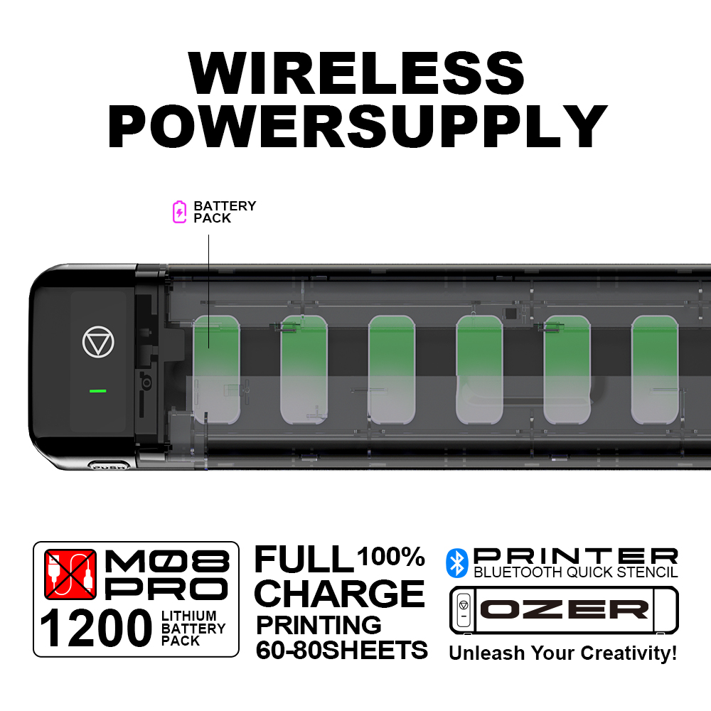 OZER Wireless Quick Stencil Printer | タトゥー用品・道具通販｜針
