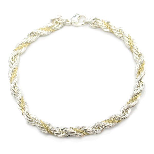 ティファニー(TIFFANY＆CO)ティファニー ツイストチェーン コンビ