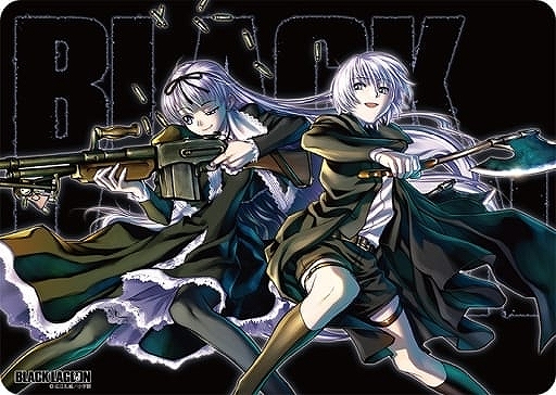プレイマット】キャラクター万能ラバーマット BLACK LAGOON -ブラック
