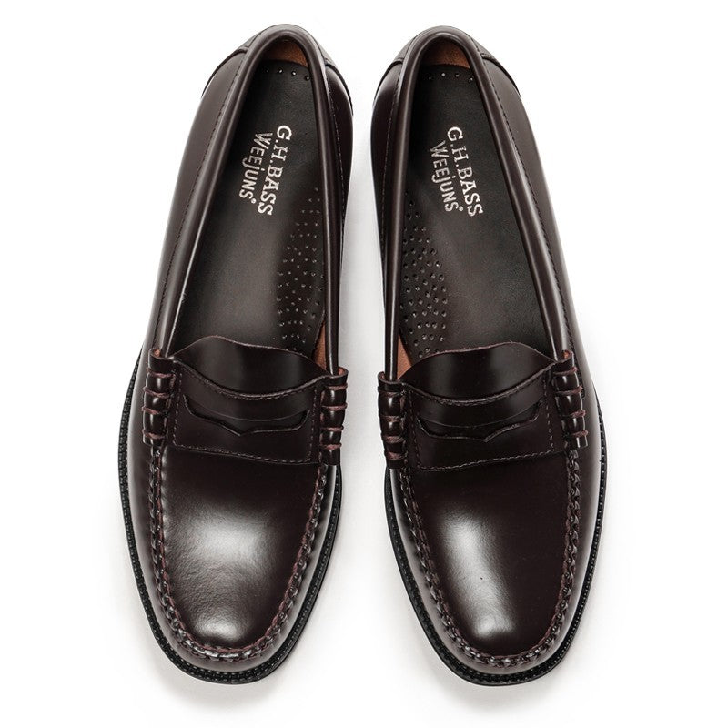 11711D LARSON / CHOCOLATE (RUBBER SOLE) - G.H.BASS