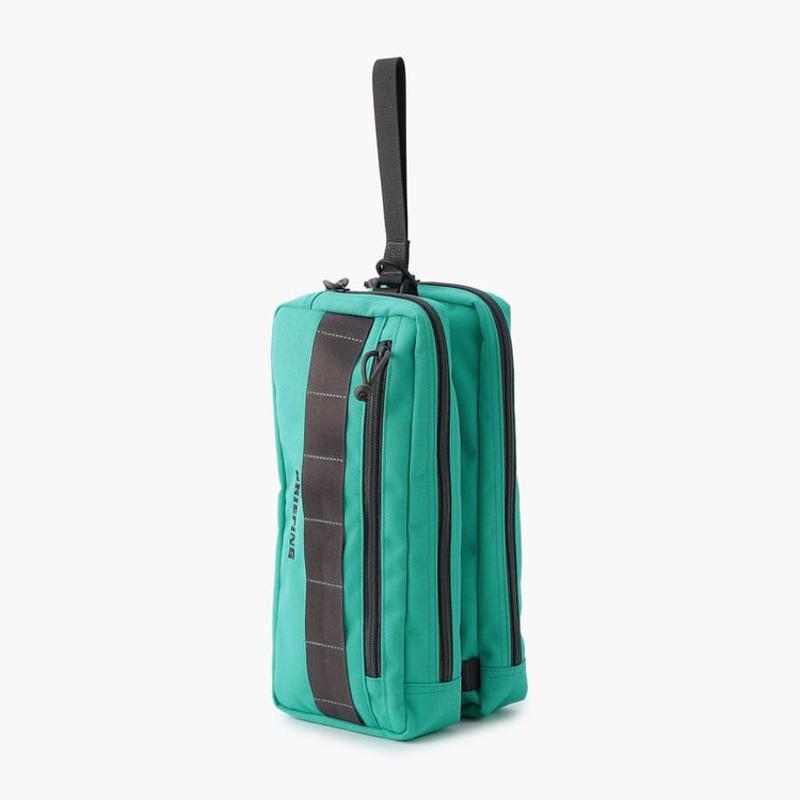BRIEFING】SEPARATE SHOES CASE ECO CANVAS CR MINT BLUE