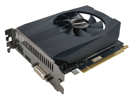 カード長を158mmに抑えたコンパクトな「Manli GeForce GTX 1650