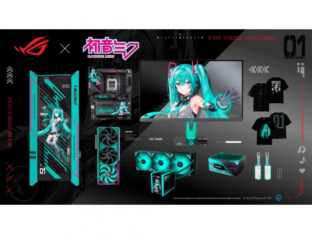 ASUS ROG、初音ミクとコラボレーションした「ROG × 初音ミク