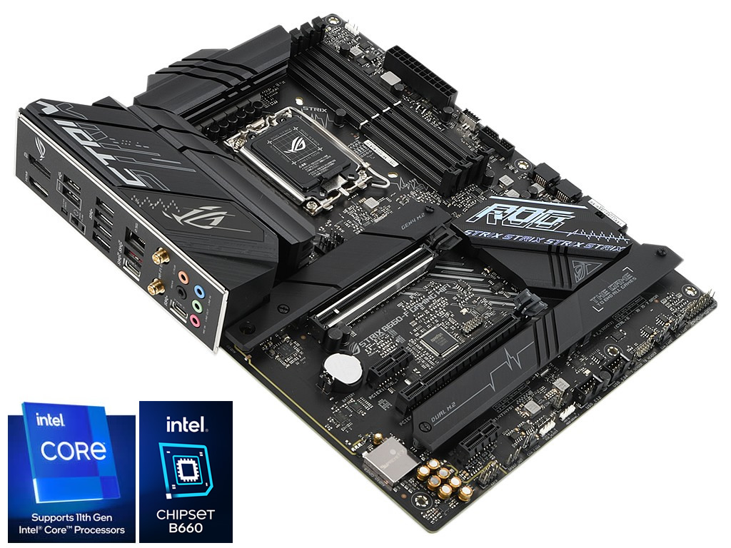 Intel B660ゲーミングマザーボードの最高峰、ASUS「ROG STRIX B660-F