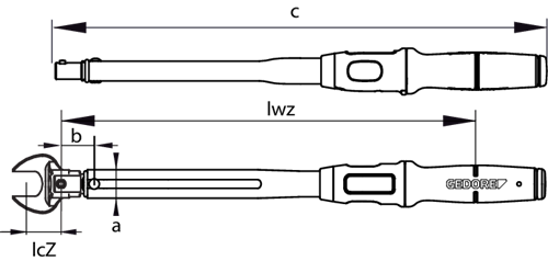 Torque wrench TORCOFIX Z 16 10-50 Nm