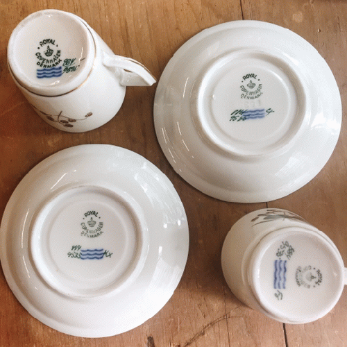 ロイヤルコペンハーゲン QUAKING GRASS デミタスカップ&ソーサー