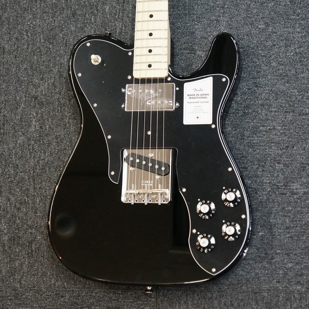 Fender Made in Japan Traditional 70s Telecaster Custom - Black