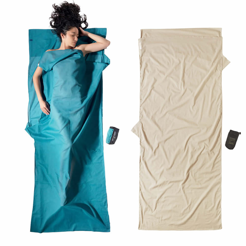 Cocoon Egyptian Cotton Insect Shield Travel Sheet Sleeping Bag Liner