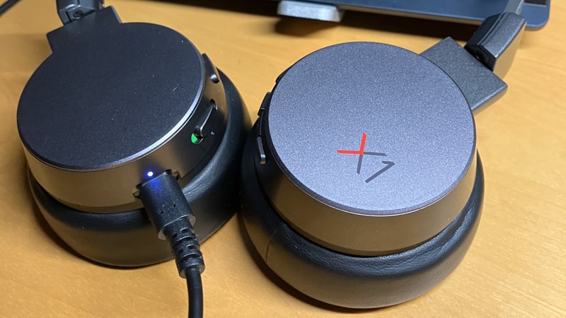 ThinkPad X1 アクティブ ノイズキャンセレーションヘッドホンの実機