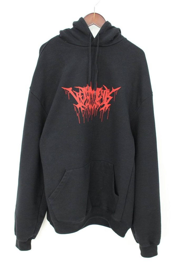 ヴェトモン VETEMENTS Oversized Printed Hoodie メタルロゴオーバー