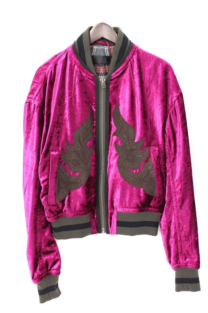 ハイダーアッカーマン Haider Ackermann クロップドロングアームジップ