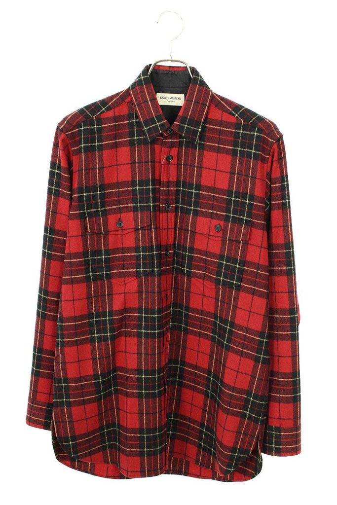 サンローランパリ SAINT LAURENT PARIS 326627 Y785B タータンチェック
