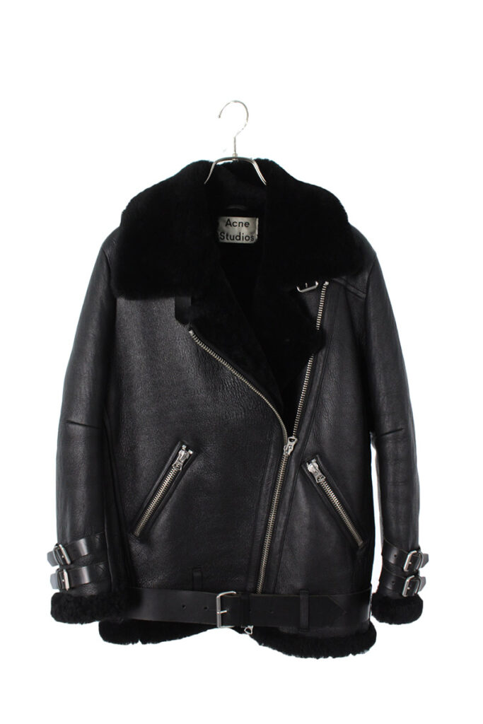 アクネストゥディオズ ACNE STUDIOS VELOCITE ライダースムートン