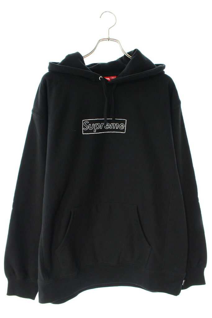 シュプリーム Supreme × カウズ KAWS Chalk Logo Hooded Sweatshirt