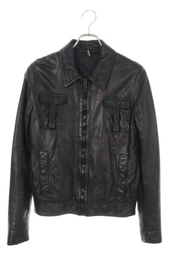 ディオールオム Dior HOMME 5HH5047601 Tポケットレザージャケット の