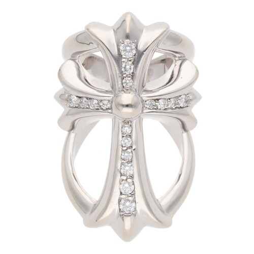 クロムハーツ CHROME HEARTS ダブルネガティブCHプラスシルバーリング