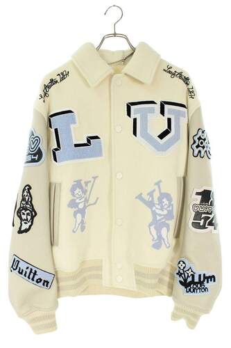 アンダーカバー UNDERCOVER N4203-2 袖レザーワッペン付スタジャン