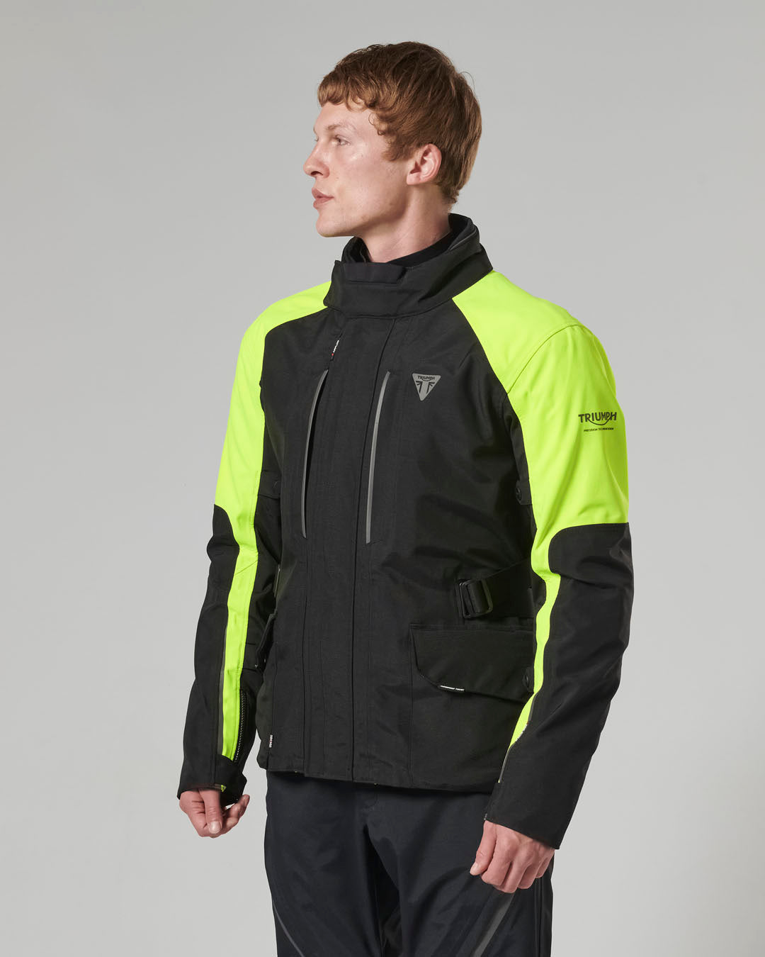 Tourer Bright Jacket in Black and Fluoro - SS23 – Grange Shop