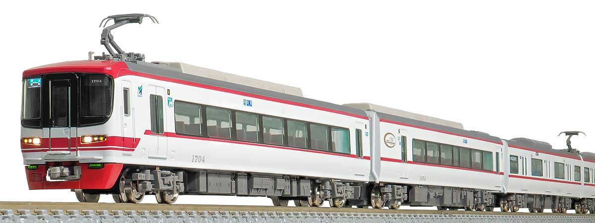 31898＞名鉄1700系（新塗装・1704編成）6両編成セット（動力付き）｜N