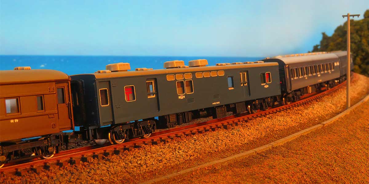619＞夜行普通「ながさき」基本5両編成セット｜エコノミーキット｜N