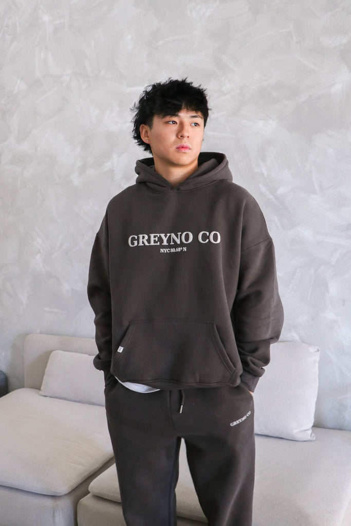 lucky 8 hoodie - Graphite – GREYNO CO APPAREL