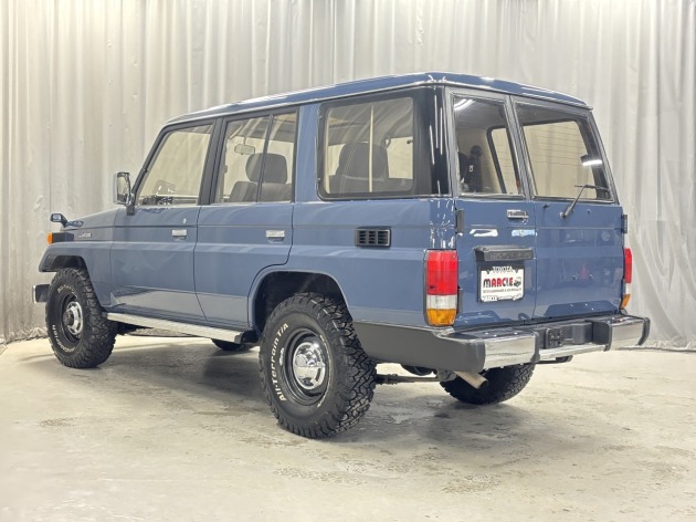 ランクル77全塗装アルルブルーナローボディ！5速マニュアル走行20.7万
