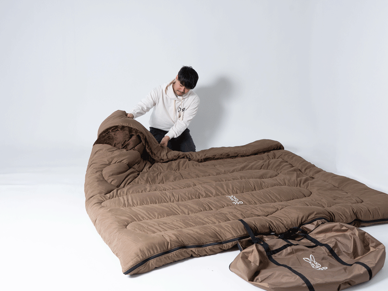 わがやのシュラフRICH（ライトブラウン） S4-188-BR - DOD（ディーオー